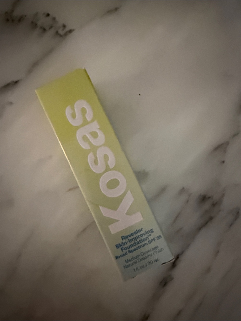 Kosas Revealer Foundation Box — Light Green Packaging New medium neutral warm